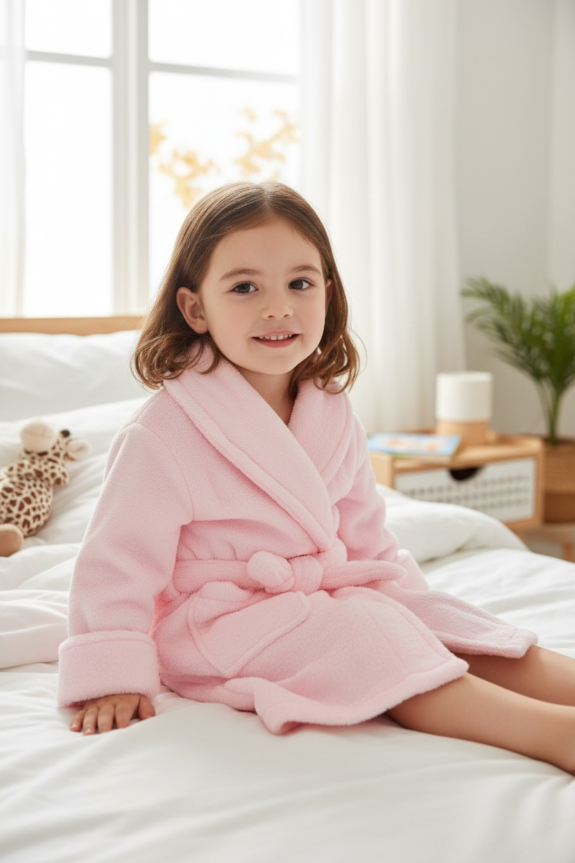 Pink Super Soft Toddler Robe