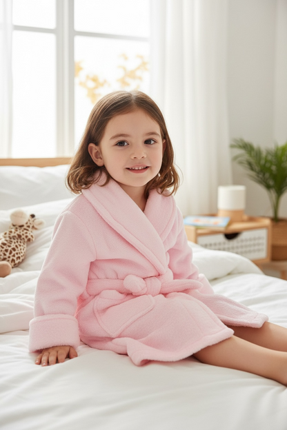 Pink Super Soft Toddler Robe