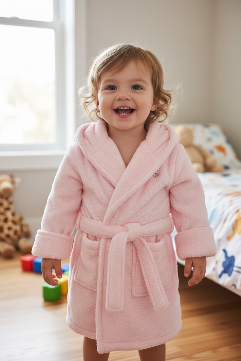 Pink Super Soft Toddler Robe