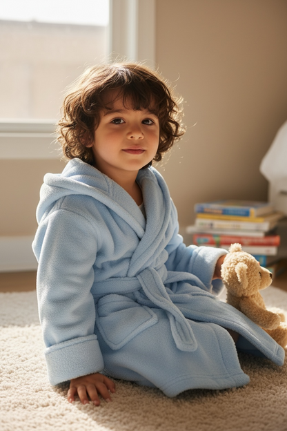 Lt. Blue Super Soft Toddler Robe