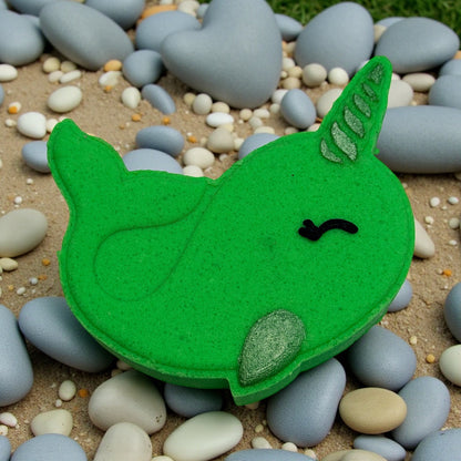 Narwhal Bath Bomb - Green