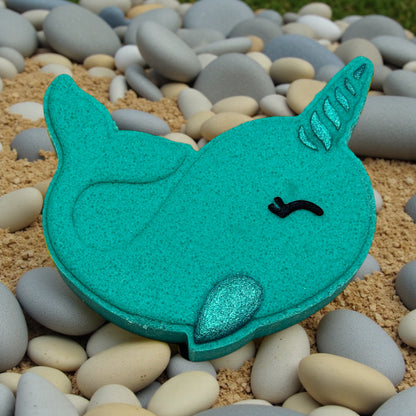 Narwhal Bath Bomb - Teal
