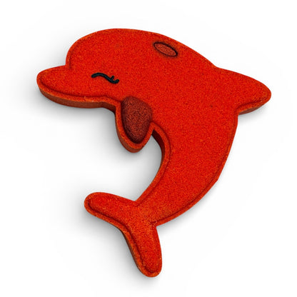 Dolphin Bath Bomb - Red/Orange