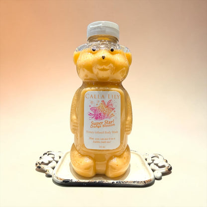 Honey Infused Body Wash - "Super Star" Orange Blossom