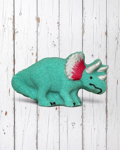 3 oz Triceratops Dino Bath Bomb - Teal