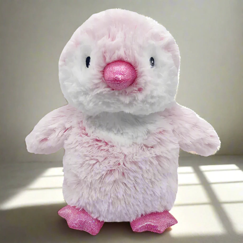 Pink Penguin 13" Warmie