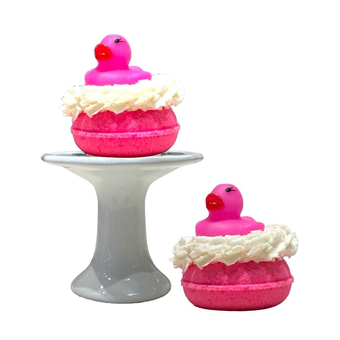 Bubbly Donut Bath Bomb - Pink - Calla Lily Cosmetics + CL kids