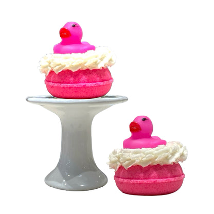 Bubbly Donut Bath Bomb - Pink - Calla Lily Cosmetics + CL kids
