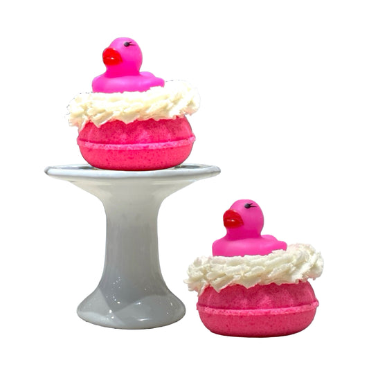 Bubbly Donut Bath Bomb - Pink - Calla Lily Cosmetics + CL kids