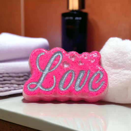 Love Bath Bomb - Pink - Calla Lily Cosmetics + CL kids