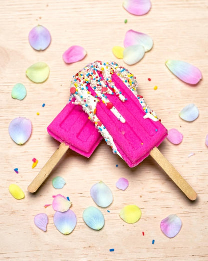 Popsicle Bath Bomb - Pink | Calla Lily Cosmetics + CL kids