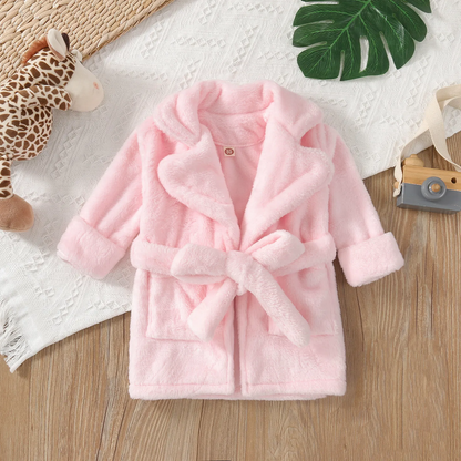 Pink Super Soft Toddler Robe - Calla Lily Cosmetics + CL kids