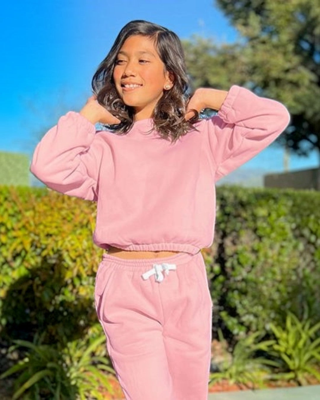 Tween Pink Sweatshirt - Calla Lily Cosmetics + CL kids