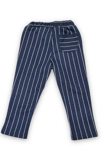 Pinstripe Jersey Pants Navy - Calla Lily Cosmetics + CL kids