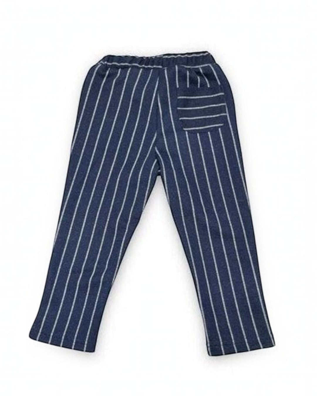 Pinstripe Jersey Pants Navy - Calla Lily Cosmetics + CL kids