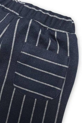 Pinstripe Jersey Pants Navy - Calla Lily Cosmetics + CL kids