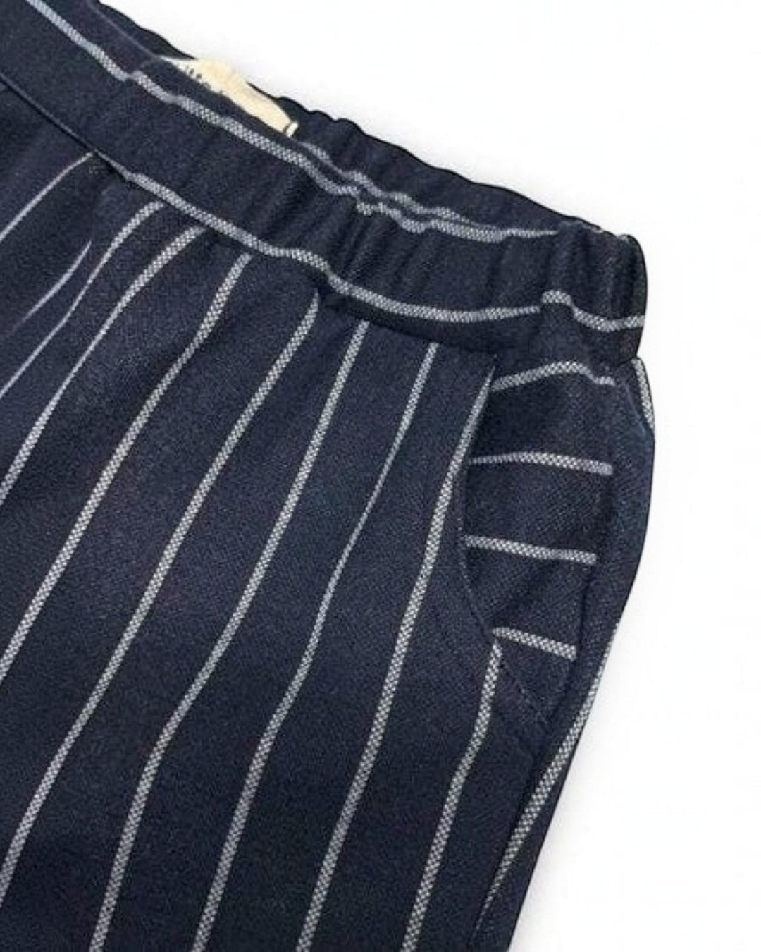 Pinstripe Jersey Pants Navy - Calla Lily Cosmetics + CL kids