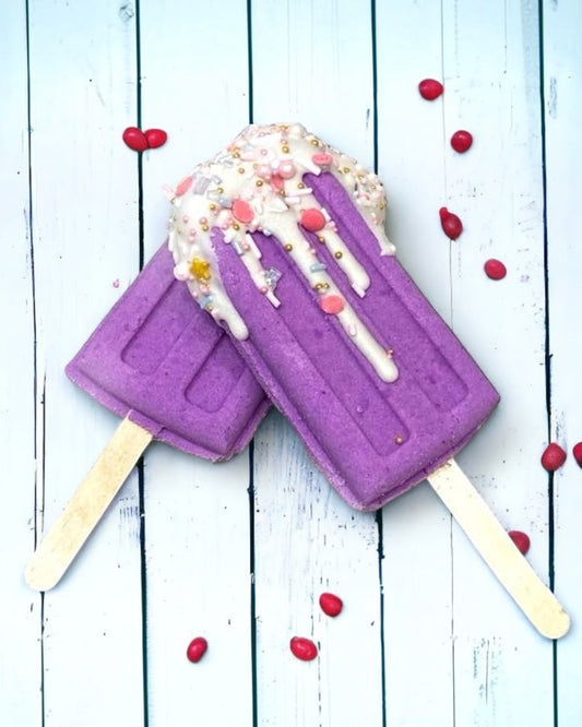 Popsicle Bath Bomb - Purple | Calla Lily Cosmetics + CL kids