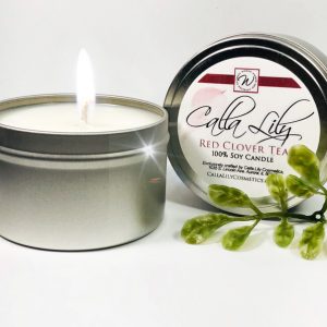 Red Clover Tea Candle - Calla Lily Cosmetics + CL kids