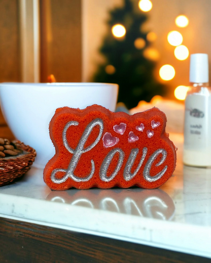Love Bath Bomb - Red Orange - Calla Lily Cosmetics + CL kids