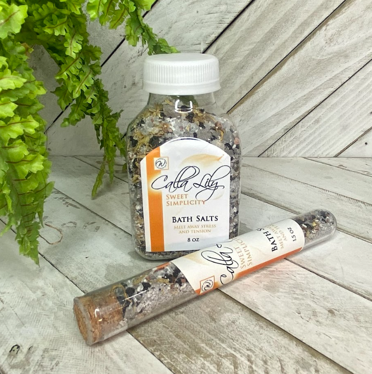 Sweet Simplicity Bath Salts - 8oz - Calla Lily Cosmetics + CL kids