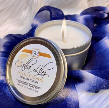 Spiked Eggnog Candle - Calla Lily Cosmetics + CL kids