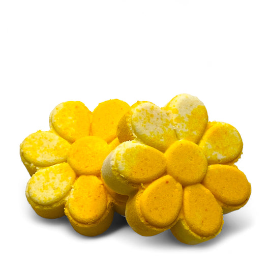 Sugared Lemon Flower Bath Bomb - Calla Lily Cosmetics + CL kids