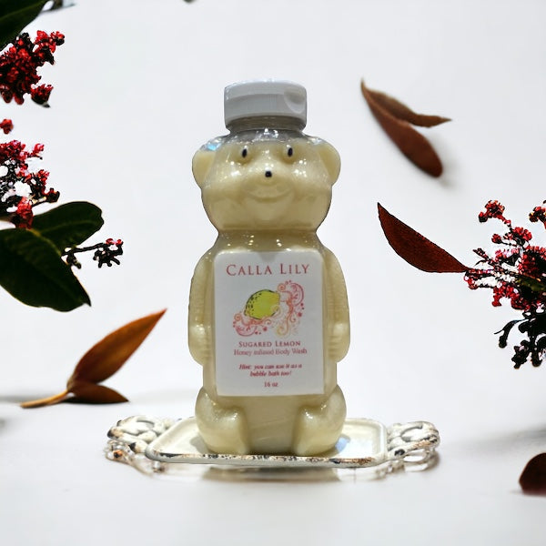 Honey Infused Body Wash - Sugared Lemon - Calla Lily Cosmetics + CL kids