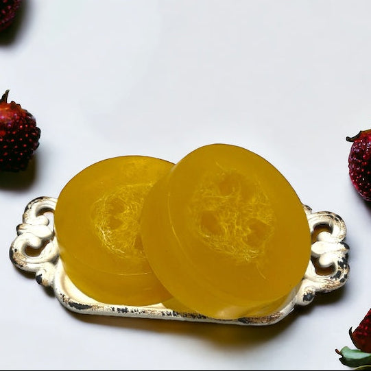 Sugared Lemon Loofah Soap - Calla Lily Cosmetics + CL kids