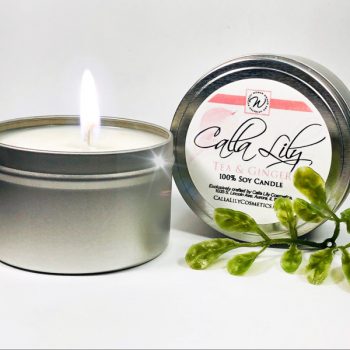 White Tea and Ginger Candle - Calla Lily Cosmetics + CL kids