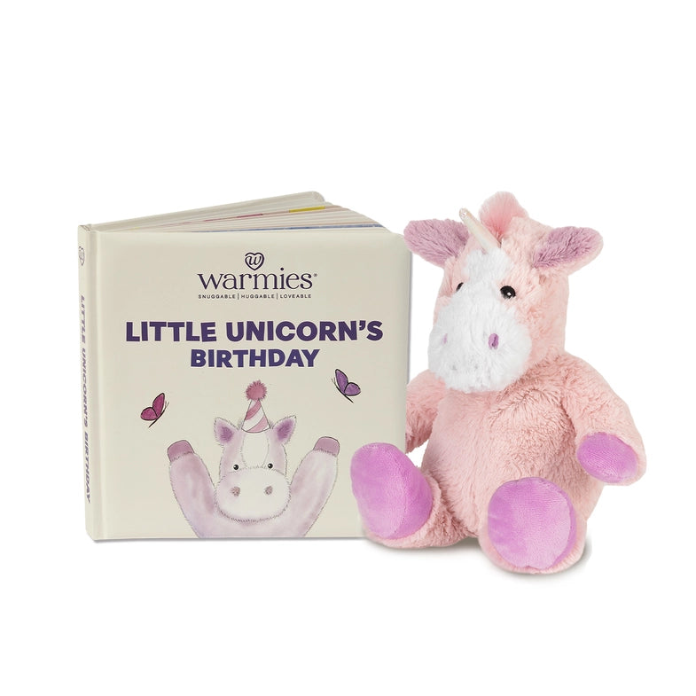 9" Unicorn Warmie Junior & Book