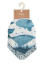 Crane Baby 3-Pc. Muslin Bib Set - Whale - Calla Lily Cosmetics + CL kids