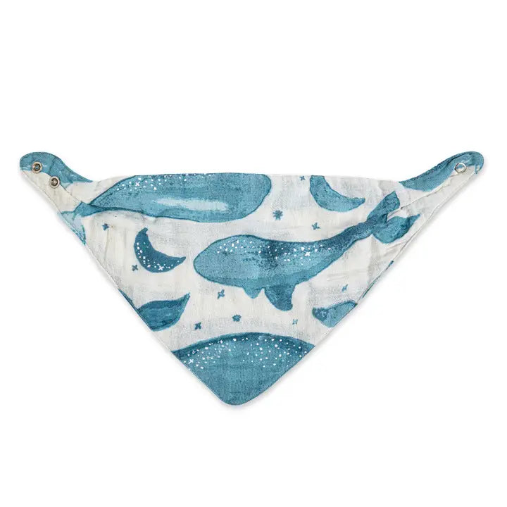 Crane Baby 3-Pc. Muslin Bib Set - Whale