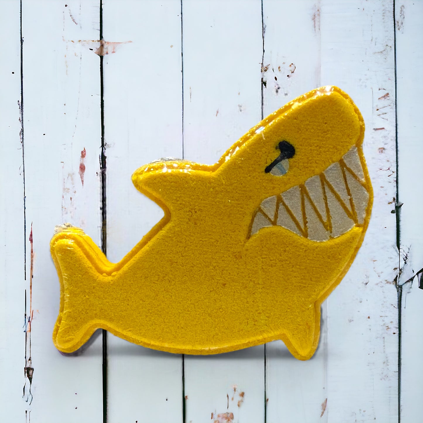 Shark Bath Bomb - Yellow - Calla Lily Cosmetics + CL kids