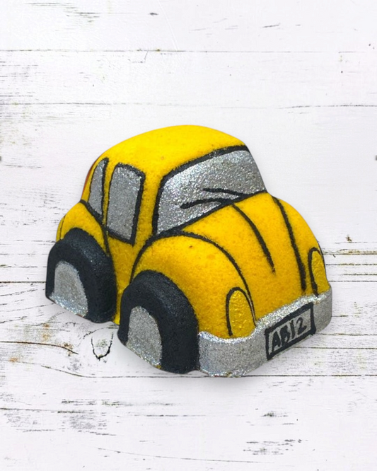 Volkswagen Bug Car Bath Bomb - Yellow - Calla Lily Cosmetics + CL kids