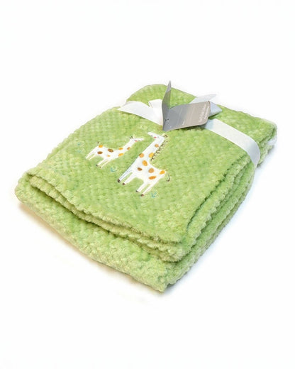 Super Soft Popcorn Plush Baby Blanket