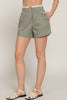 Contrast Waist Boxer Style Shorts