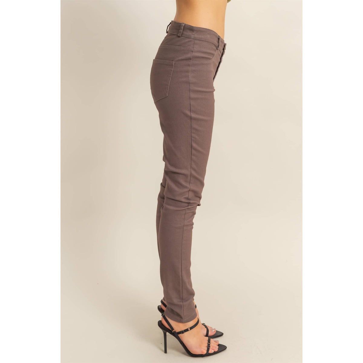Low-Rise Skinny Pants