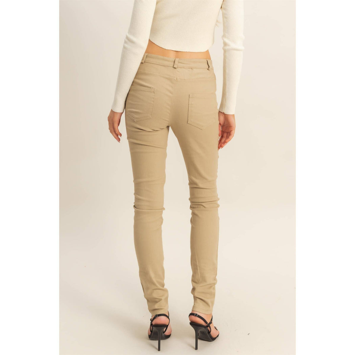 Low-Rise Skinny Pants