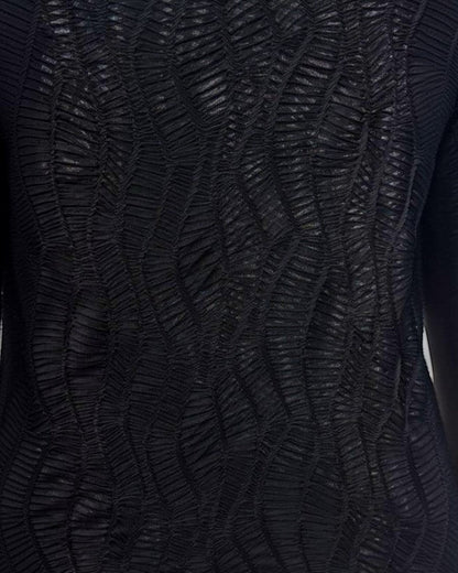 Textured Knit Sleeveless Tank