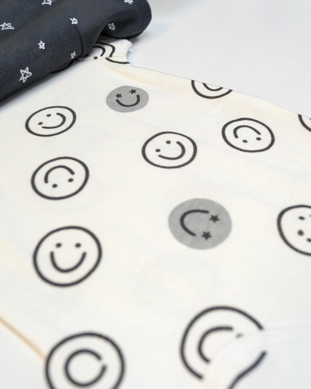 Pack of 3 Grey Smile Hello Bodysuits