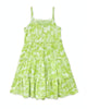Green Maxi Dress with Back Smocking