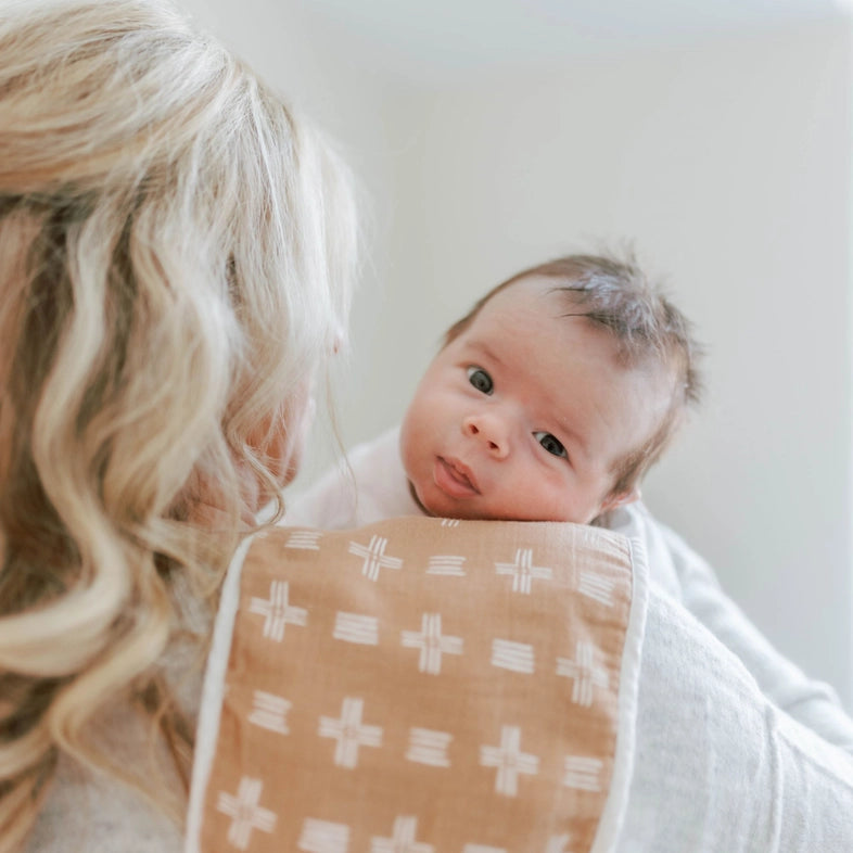 Crane Baby Burp Clothes - Kendi - Calla Lily Cosmetics + CL kids