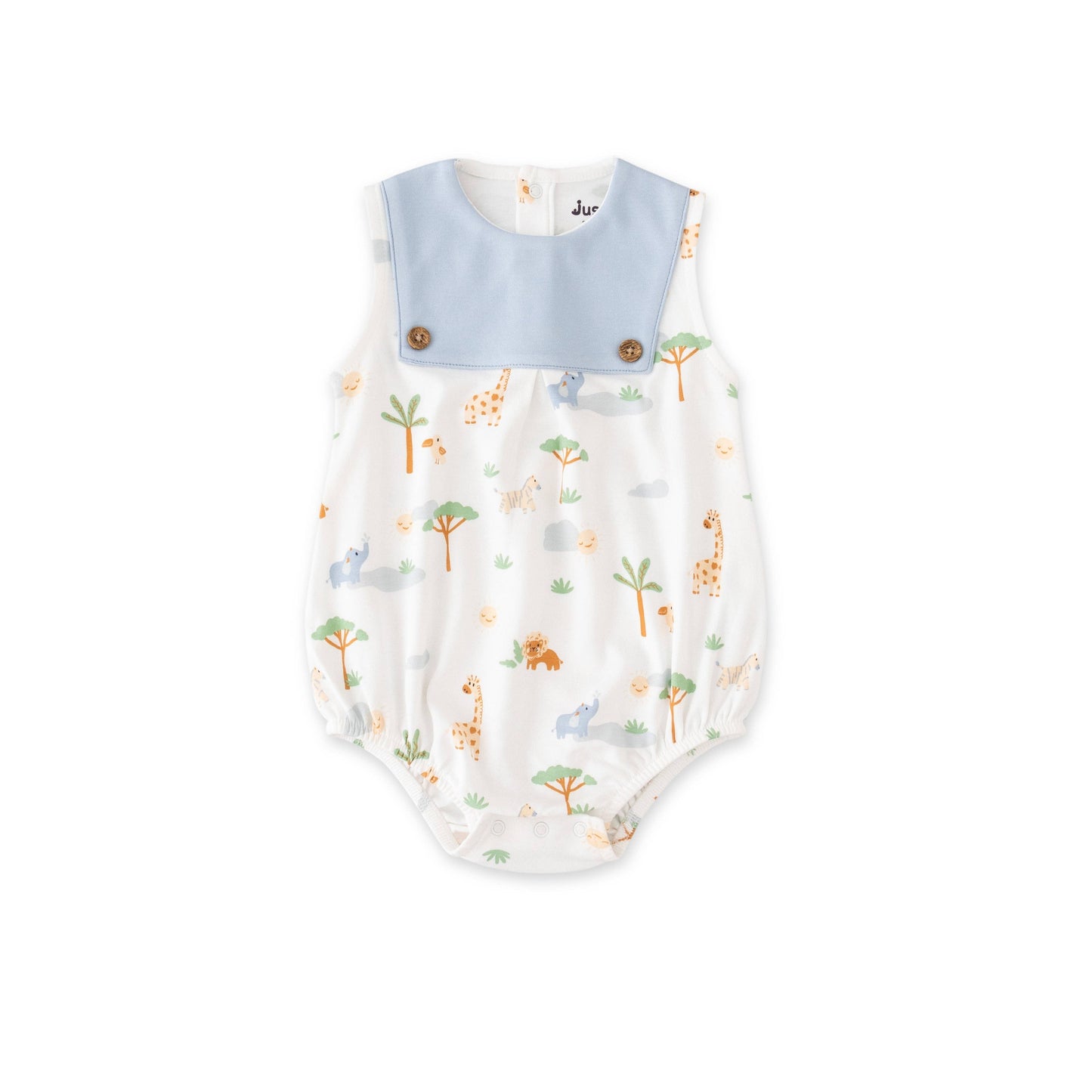 Organic Cotton Safari Lion & Explorer Baby Romper Set