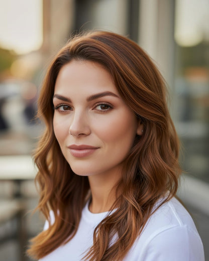 Calla Lily Cosmetics Halle - Red Head brow gel for defined, smudge-proof, sweat-resistant brows.