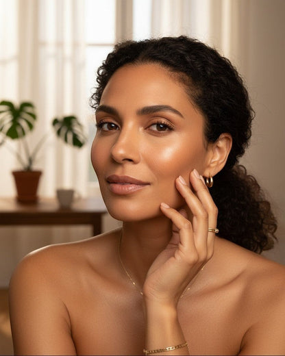 Calla Lily Cosmetics Havana Foundation in Golden Beige, a medium to full coverage liquid makeup.