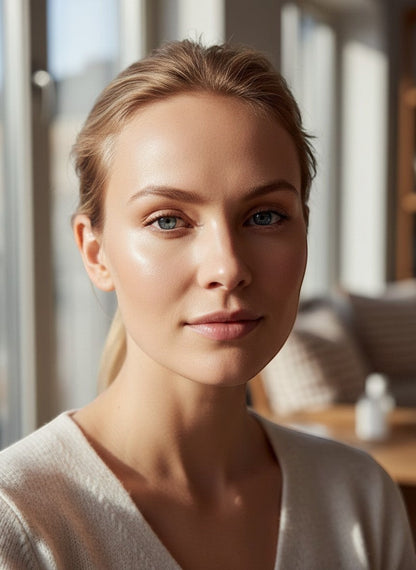 Calla Lily Cosmetics Stockholm Foundation in Soft Ivory, a lightweight, oil-free liquid foundation with medium-full coverage.