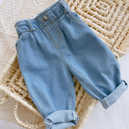 Elastic Waist Baby Jeans Boy or Girl