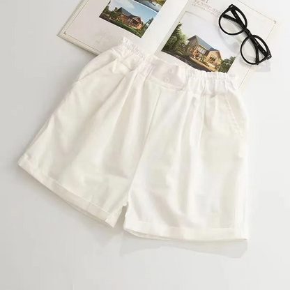 Tween Shorts with Ruffled Waistband
