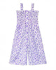 Girl's Light Purple Romper with Side Pockets